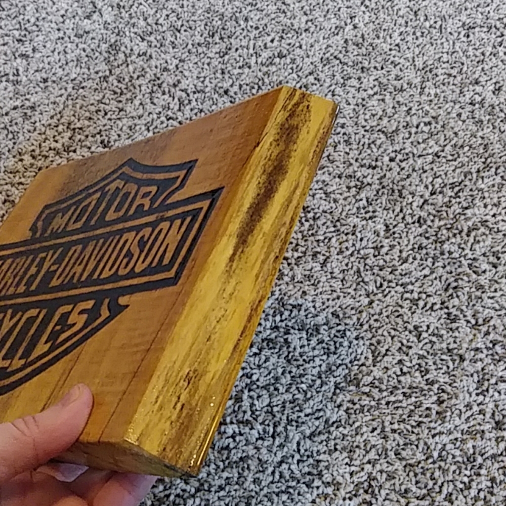 Handmade Harley Davidson Sign - Picture 3 of 4